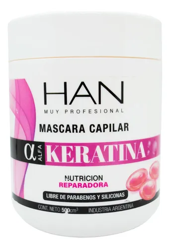 Han Alfa Keratina Máscara Nutritiva Reparadora Dañado 500ml