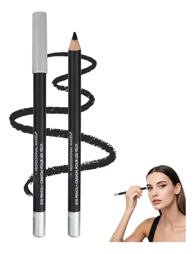 Lápiz Delineador Resistente Al Agua 24h Oekytoy Black-2pcs