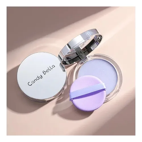 Polvo Compacto Mate Fijador Control Aceite Base Maquillaje