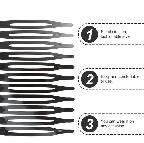 50pcs Hair Styling Tools Small Side Combs For General Users