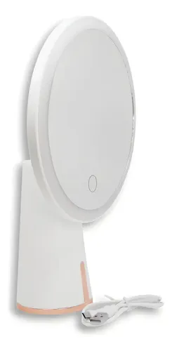 Espejo Maquillaje Led Practiled USB 30 Leds 3 Tonos Luz Ajustable Blanco