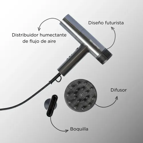 Secador De Pelo Power Tech Teknikpro