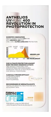 La Roche Posay Anthelios Fps50+ Fluido Color Solar Facial