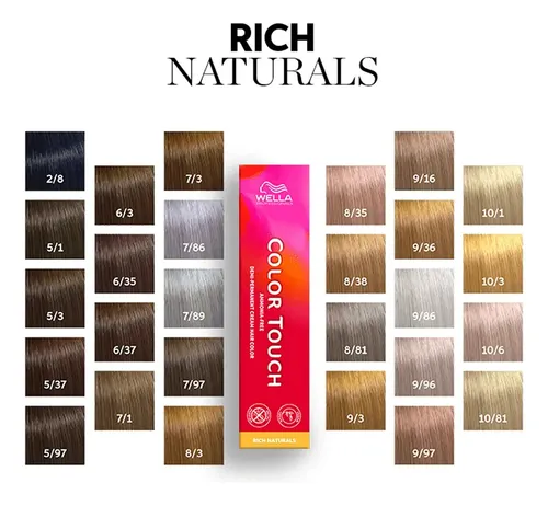 Wella Color Touch Tintura Tono Sobre Tono Pomo 60g Color Touch Deep Brown 7/7