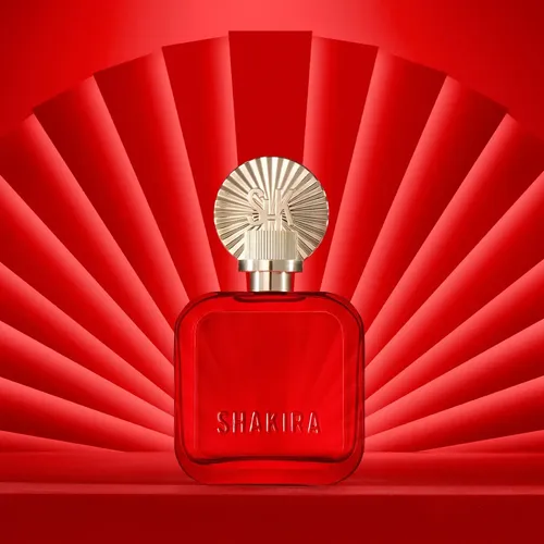 Set Shakira Rojo Edp 80ml Perfume Para Mujer + Deo 150ml