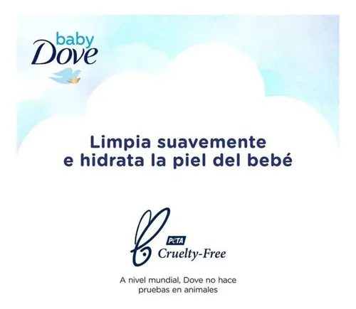 Dove Baby Jabon En Barra Hipoalergénico Humec Enriq X 3 Unid