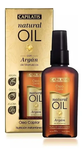 Oleo Capilar Natural Oil Con Argán Capilatis X 60 Ml