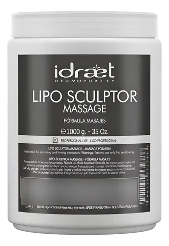 Lipo Sculptor Massage Idraet Kilo Reductora Modeladora 1000g