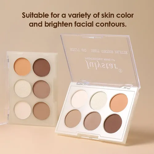 Julystar Paleta 6 Contorno Mate Brillo Natural Effect Dimens