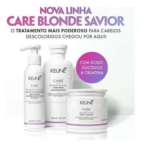 Mascarilla Keune Care Blonde Savior Para Cabello Comprometid