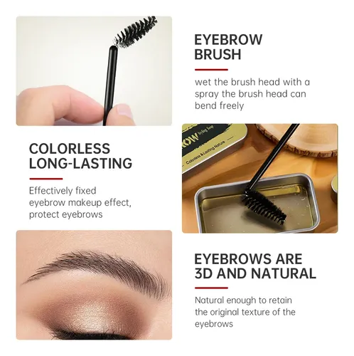 Fit Colors Jabón Cejas Transparente Cepillo Resistente Al Ag