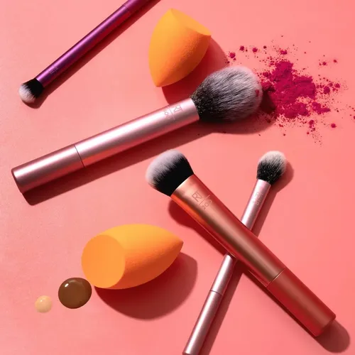 Set De Brochas De Maquillaje Esenciales , 4 Piezas-