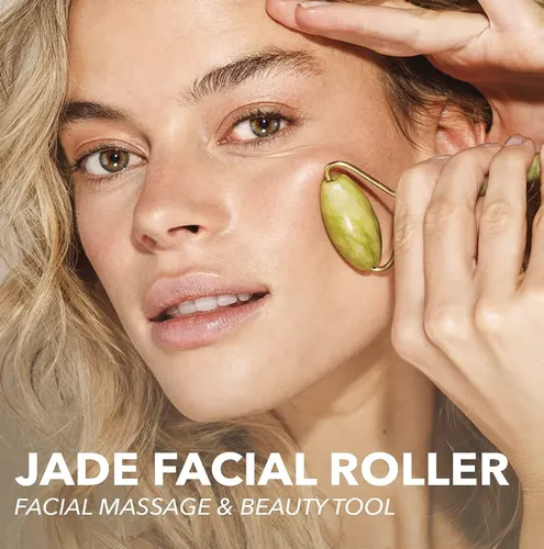 Rodillo Jade Masaje Piel Gaon Facial Tonificación Belleza