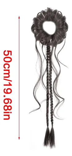 (nb) Extensión De Cabello Sintético Con Moño De Cola De Caba