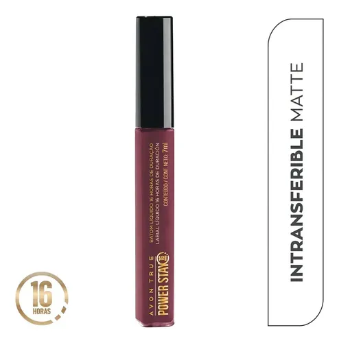 Avon Labial Mate Líquido Intransferible Stay Put Sangria 16h
