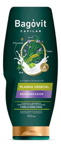 Bagovit Acondicionador Plasma Vegetal Regenerador Capilar