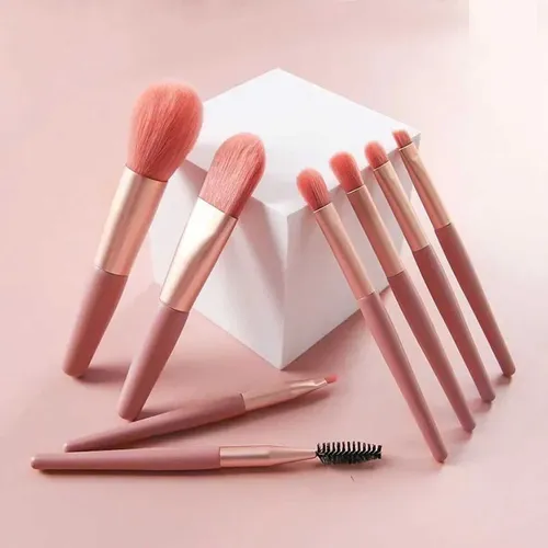 Set De 32 Brochas De Maquillaje Mini Portátiles En 4 Colores