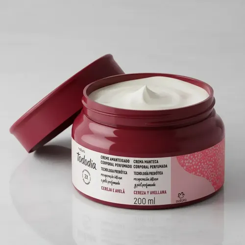 Natura Tododia Crema Mantecada de Cereza y Avellana 200ml