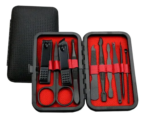 Manicura Profesional Y Pedicura Inoxidable, 10 Piezas, 15 X