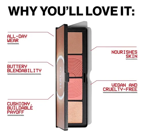 Paleta Para Rostro Smashbox Halo Sculpt + Glow Con Vitamina