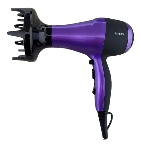 Secador De Pelo Etheos Cps006 Violeta Y Negro 2000w Color Violeta/Negro
