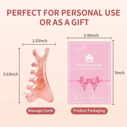 Peine De Masaje Taihi 4 En 1, Herramientas Faciales Gua Sha