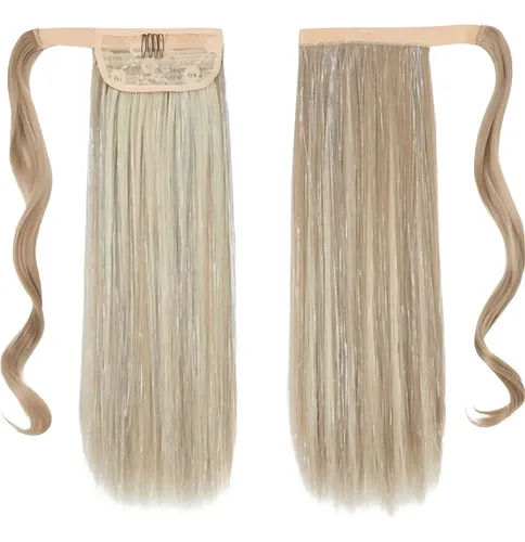 Ponytail Con Tinsel Brillos Y Cabello Opaco Taurina P013 Color 16h613/1