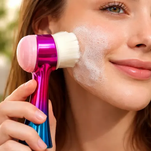 Kit Limpieza Facial Mely Cepillo + Tónico 200 Ml