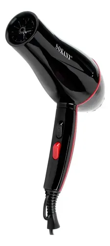 Secador De Pelo 2400w 2 Velocidades Frio Calor 2 Boquillas