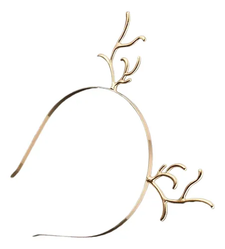 2pcs Diadema De Reno Navideño Para El Pelo Adorable Y Lindo