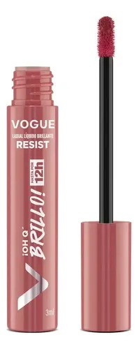 Brillo Labial Resist ¡Oh Q’ brillo! Vogue Tono Chula 3ml