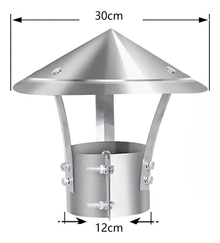 Cubierta De Ventilación Para Tapa De Lluvia Para Estilo C