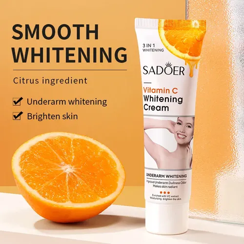 Crema Aclaradora Sadoer Vitamina C Para Axilas Neutra