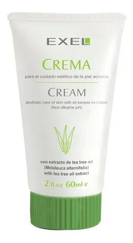 Crema Para Pieles Acneicas Exel Con Extracto Tea Tree Oil
