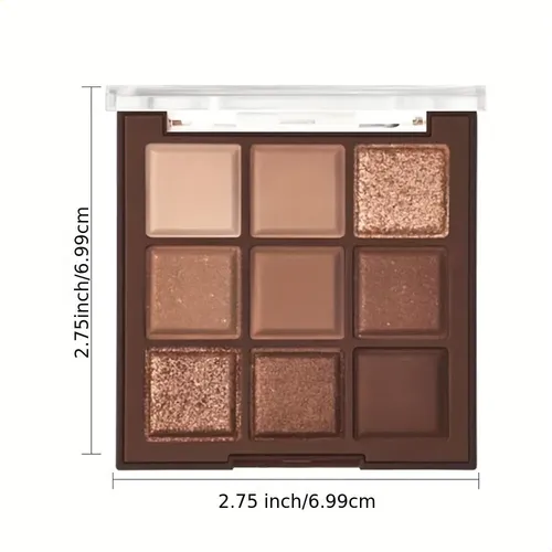 Paleta Nude Brown & Rose Gold, Duradera Y Delineador De Ojos