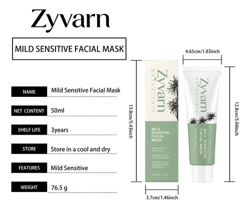 / Mascarilla Facial Hidratante Con Caolín Y Glicerina C