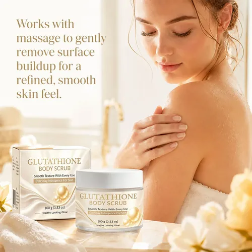 Scrub Corporal Glutatión Exfoliante Suave Y Piel Radiante