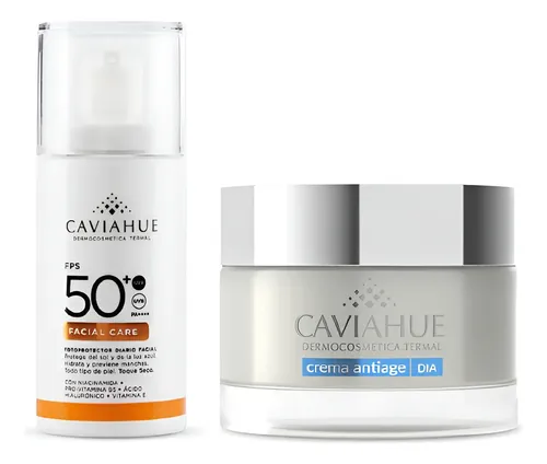 Combo Caviahue Crema Antiage Dia+protector Solar Care Fps50