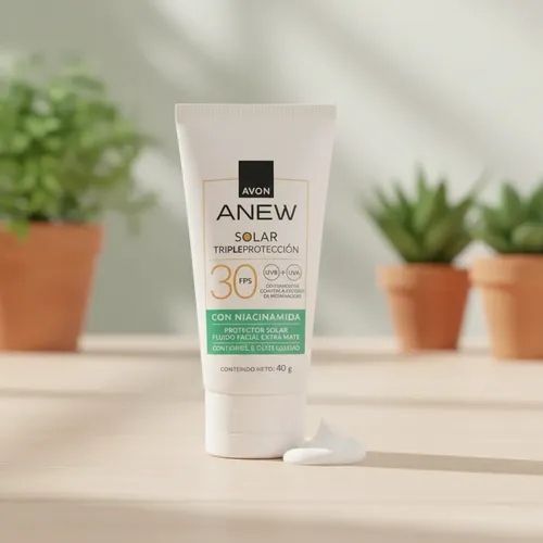 Protector Solar Triple Proteccion Fps 30 Anew Avon antioleosidad