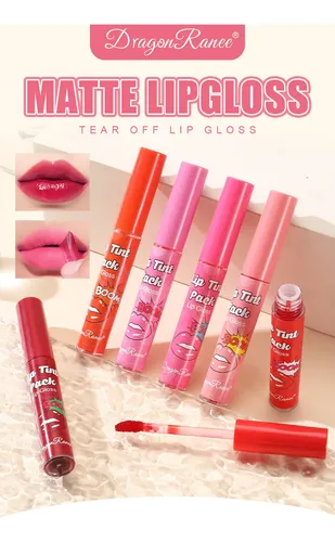 ] Tinte Exfoliante Para Labios De Larga Duración