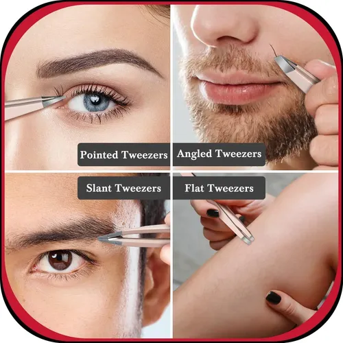 Kit De Cejas 8 En 1 Tsmaddts Con Pinzas Y Afeitadora