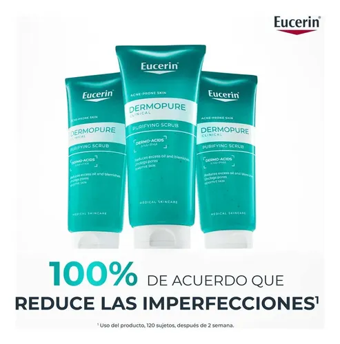 Eucerin Exfoliante Dermopure Oil Control 100 Ml Momento de aplicación Día Tipo de piel Grasa