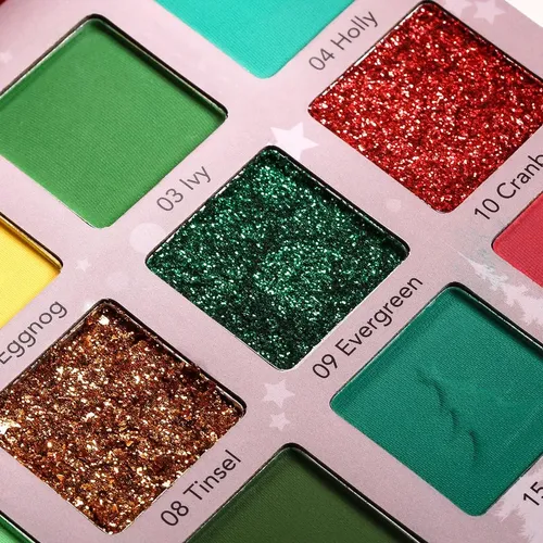 Paleta Verde Roja 18 Colores Beuself