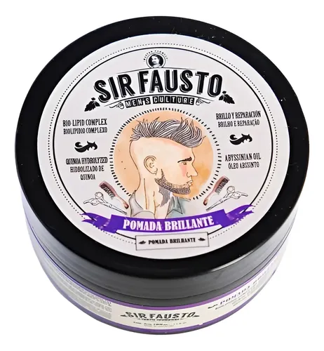 Pomada Para El Pelo Brillante Barberia Peluqueria X50grs