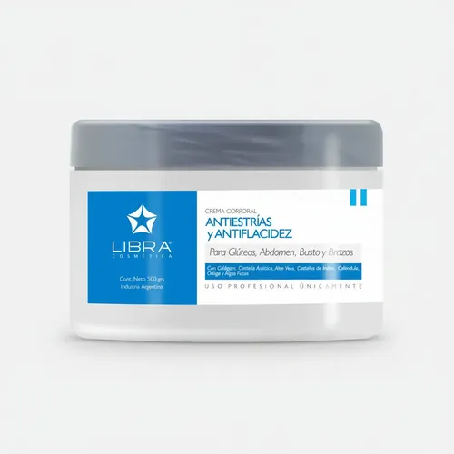Crema Corporal Antiestrias Y Antiflacidez Libra 250g