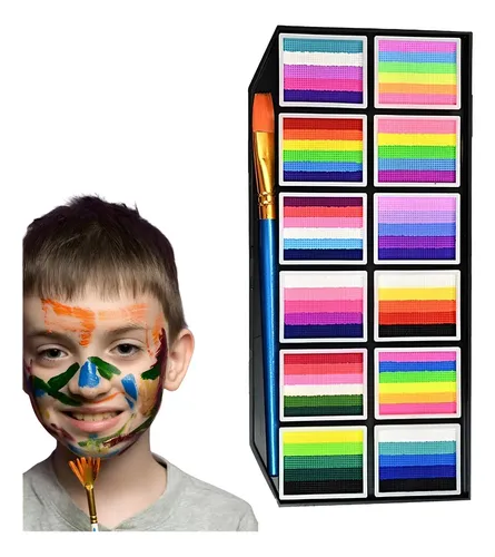 B! Kit De Maquillaje Facial Maquillaje Facial 12 Colores Co~