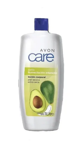 Crema Corporal Avon Care Humectacion Intensiva Palta 1 Litro