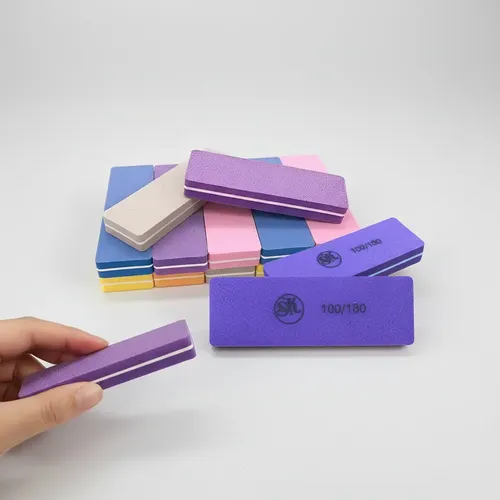 3 Mini Lima Sponge 100/180 Uñas Esculpidas Manicuria Luna