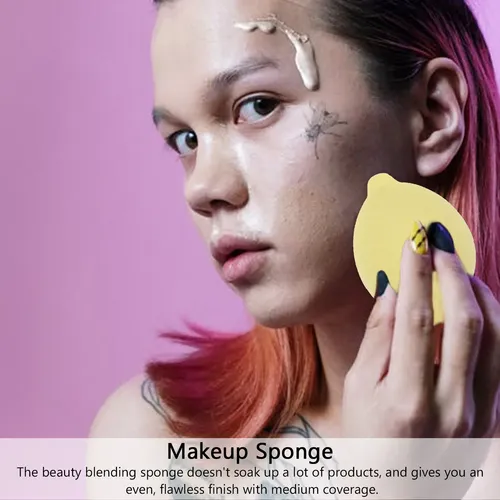 Esponjas De Maquillaje 3pcs Con Forma De Fruta