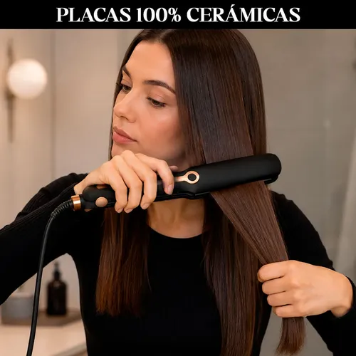 Planchita De Pelo Profesional Alisado Regulable Pro Ceramica